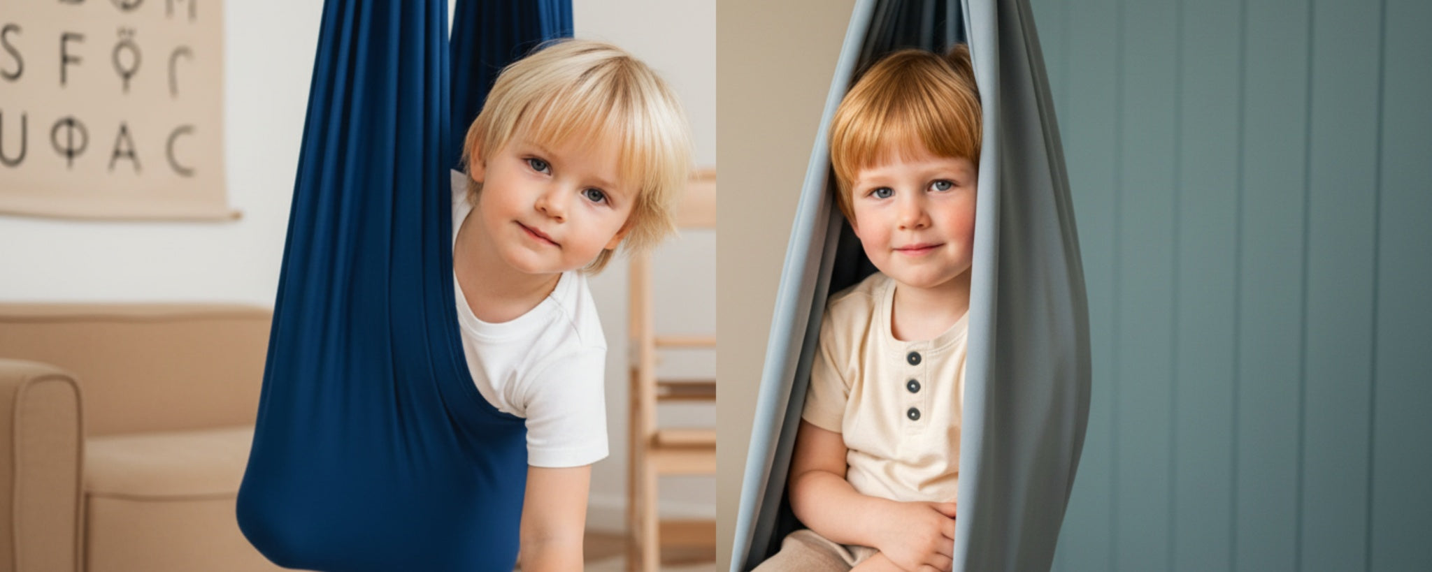 Kinder in der KidHeaven-Schaukel